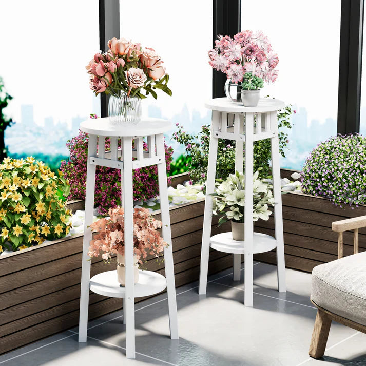 white plant stands indoor Minimalist Plant Stands | White Wooden Plant Stands
