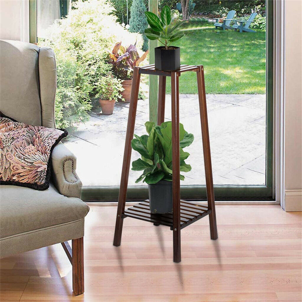 Plant Stand Bamboo Planter