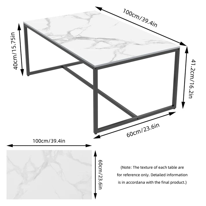 Rectangle Living Room Center Coffee Table