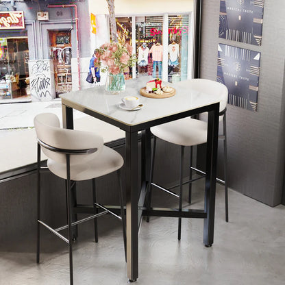 Square Pub Table Kitchen Breakfast Bar Table