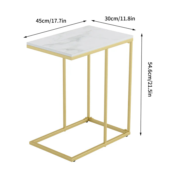 C Shape Sofa Side Table End Table