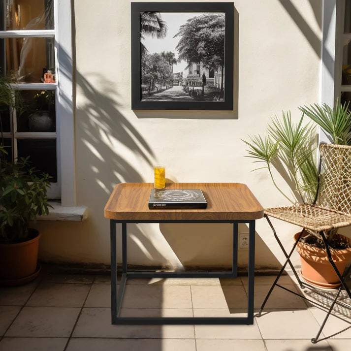 Set of 2 Industrial Nesting Rectangle Coffee Tables, Living Room Inspo