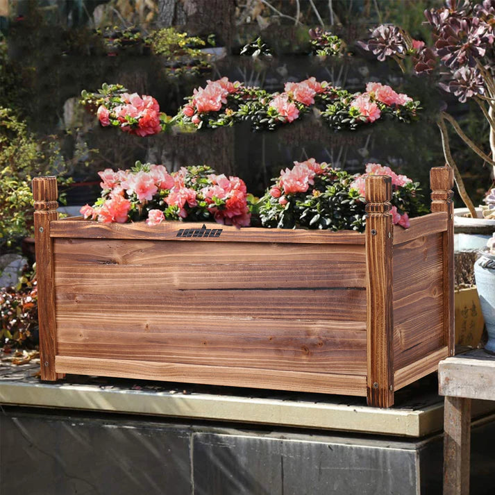 Wooden Vegetable Planter Bed,Garden Raised Bed-Medium