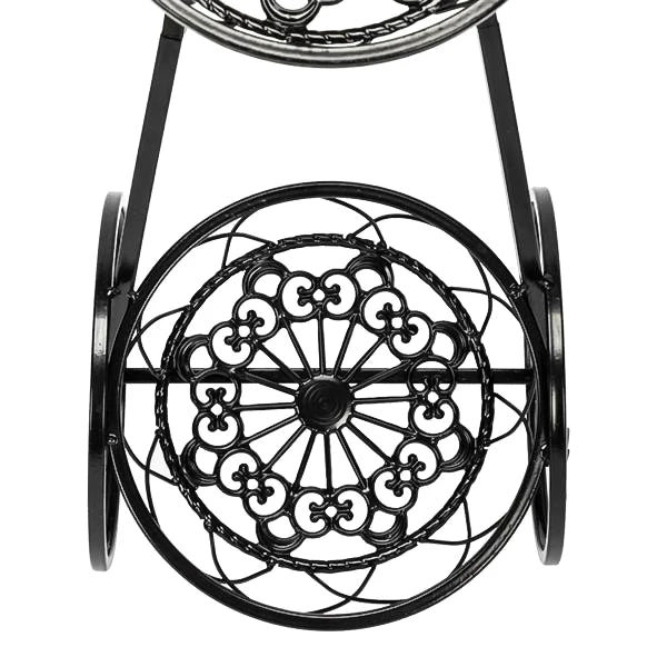 3-Tier Iron Bicycle Plant Stand, Indoor outdoor metal plant stand.
