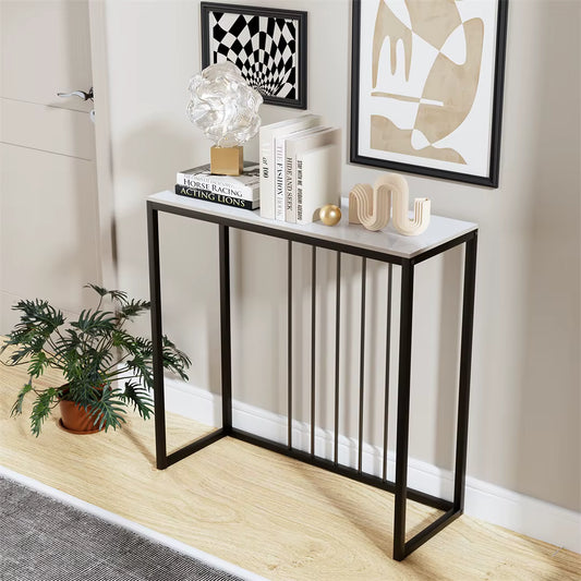 Modern Home Console Table High-looking and Light Luxury Storage Display Shelf Narrow Table for Hallway Entryway Living Room
