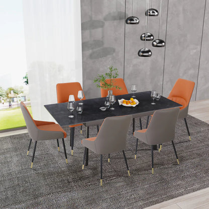 Extendable Rectangle Dining Table 130CM-160CM