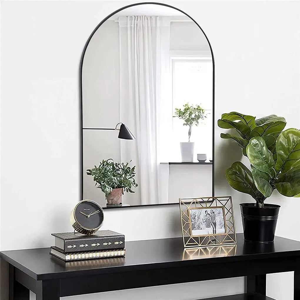 Black Arched Mirror