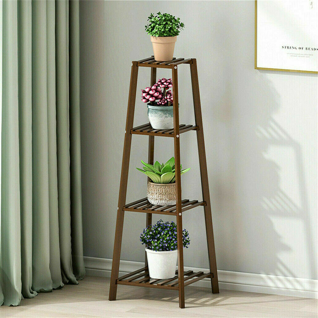 Plant Stand Bamboo Planter 