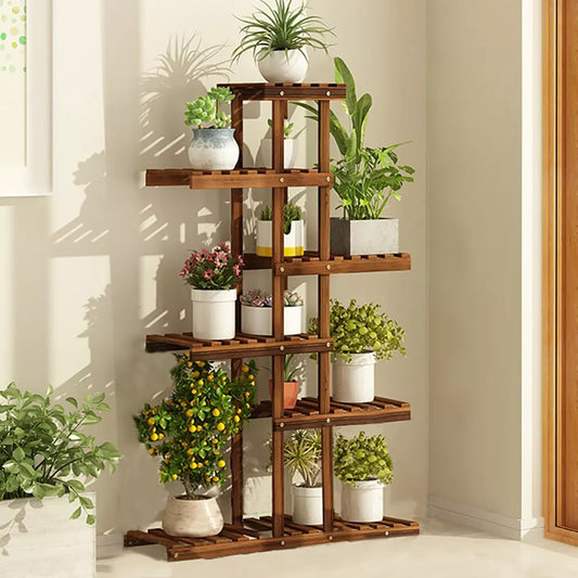 Wooden Plant Stand Holder