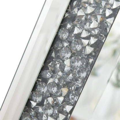 Rectangle Crystal Crush Diamond Wall Mirror